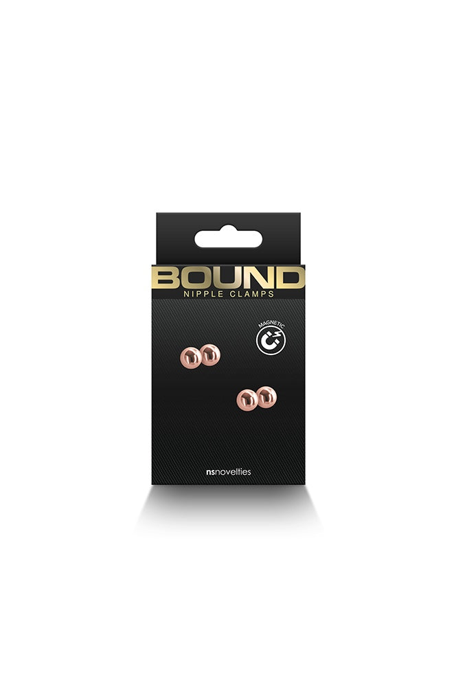 NS Novelties - Bound- Magnetic Orb Nipple Clamps - Assorted Colours - Stag Shop