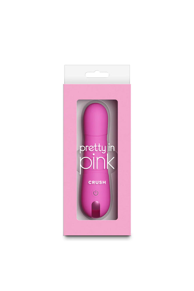 NS Novelties - Pretty In Pink - Crush Thrusting Vibrator - Stag Shop