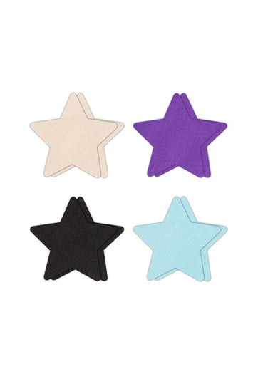 NS Novelties - Pretty Pasties - Star Pasties 4 Pair - Stag Shop
