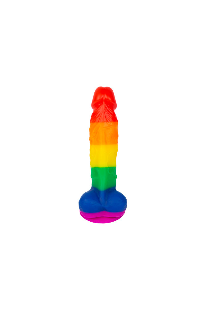NS Novelties - Colours - Pride Edition - 5 Inch Dildo - Rainbow - Stag Shop