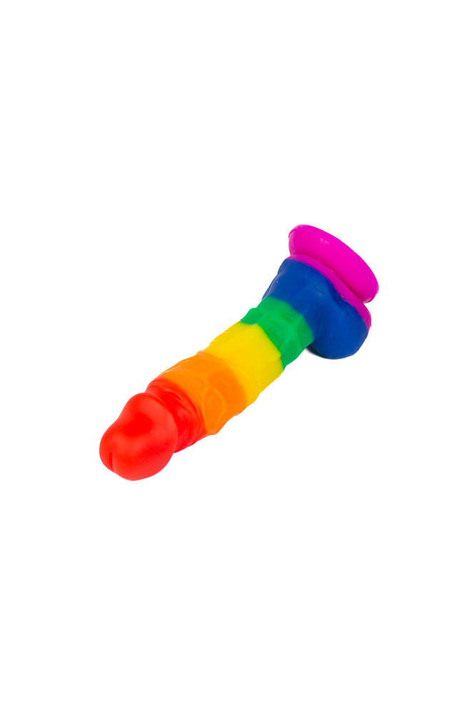 NS Novelties - Colours - Pride Edition - 5 Inch Dildo - Rainbow - Stag Shop