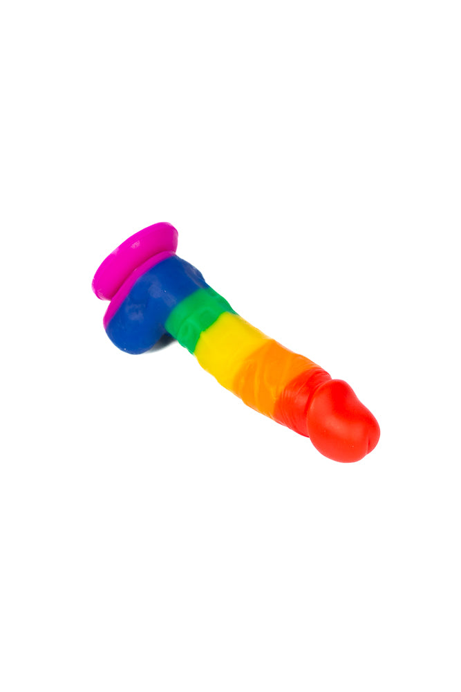 NS Novelties - Colours - Pride Edition - 5 Inch Dildo - Rainbow - Stag Shop