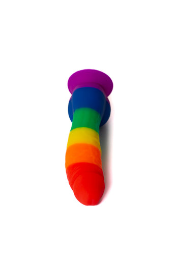 NS Novelties - Colours - Pride Edition - 6 Inch Dildo - Rainbow - Stag Shop