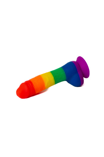NS Novelties - Colours - Pride Edition - 6 Inch Dildo - Rainbow - Stag Shop