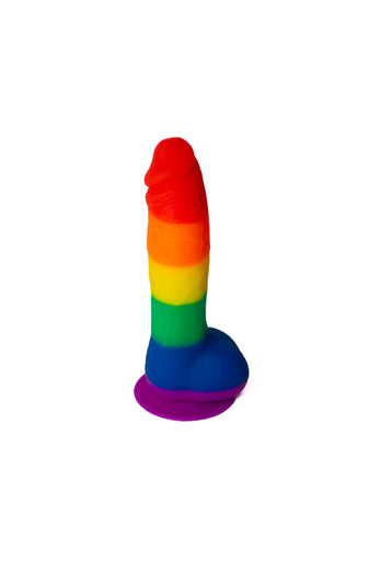 NS Novelties - Colours - Pride Edition - 6 Inch Dildo - Rainbow - Stag Shop