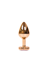 Ns Novelties - Rear Assets - 3 Pc Heart Aluminum Anal Training Kit - Rose Gold - Stag Shop