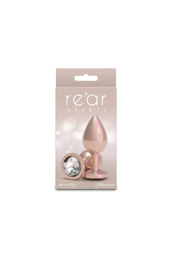 NS Novelties - Rear Assets - Iridescent Aluminum Butt Plug - Stag Shop
