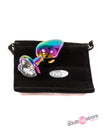 NS Novelties - Rear Assets - Aluminum Heart Butt Plug - Multicolour/Clear - 3.25 Inch - Stag Shop