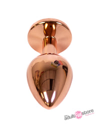 NS Novelties - Rear Assets - Aluminum Butt Plug - Rose Gold/Rainbow - 3.15 Inch - Stag Shop