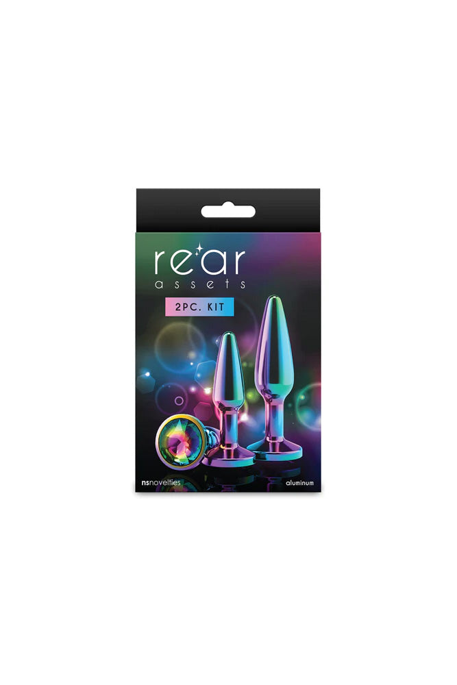 NS Novelties - Rear Assets - Tapered Aluminum 2 PC Anal Trainer Kit - Stag Shop