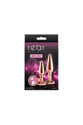 NS Novelties - Rear Assets - Tapered Aluminum 2 PC Anal Trainer Kit - Stag Shop