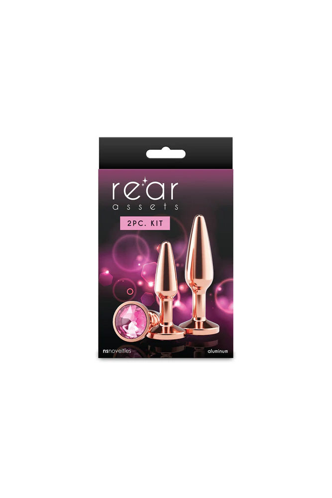 NS Novelties - Rear Assets - Tapered Aluminum 2 PC Anal Trainer Kit - Stag Shop