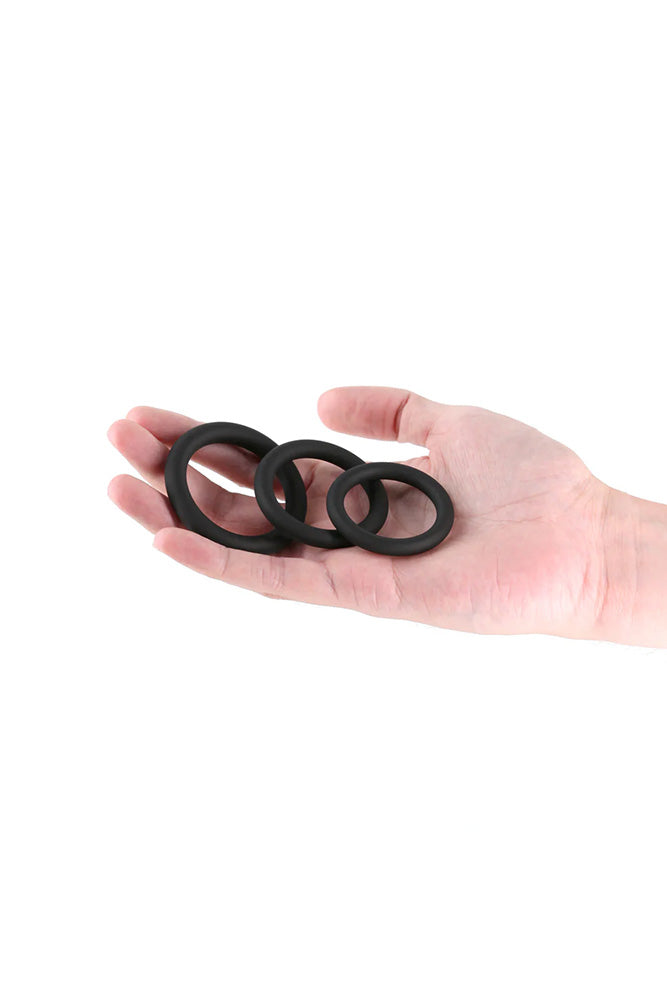 NS Novelties - Renegade - Slim Rings Cock Rings 3 Pack - Stag Shop