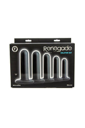 NS Novelties - Renegade - 5 Piece Silicone Dilator Kit - Black - Stag Shop