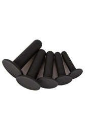 NS Novelties - Renegade - 5 Piece Silicone Dilator Kit - Black - Stag Shop