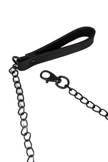NS Novelties - Renegade Bondage - Collar & Leash Set - Black - Stag Shop