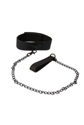 NS Novelties - Renegade Bondage - Collar & Leash Set - Black - Stag Shop