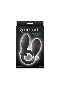 Thumbnail for NS Novelties - Renegade - InflataPlay Inflatable Anal Plug - Black