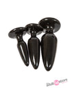NS Novelties - Renegade - Pleasure Plugs Anal Trainer Kit - Black - Stag Shop