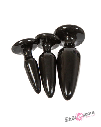 NS Novelties - Renegade - Pleasure Plugs Anal Trainer Kit - Black - Stag Shop