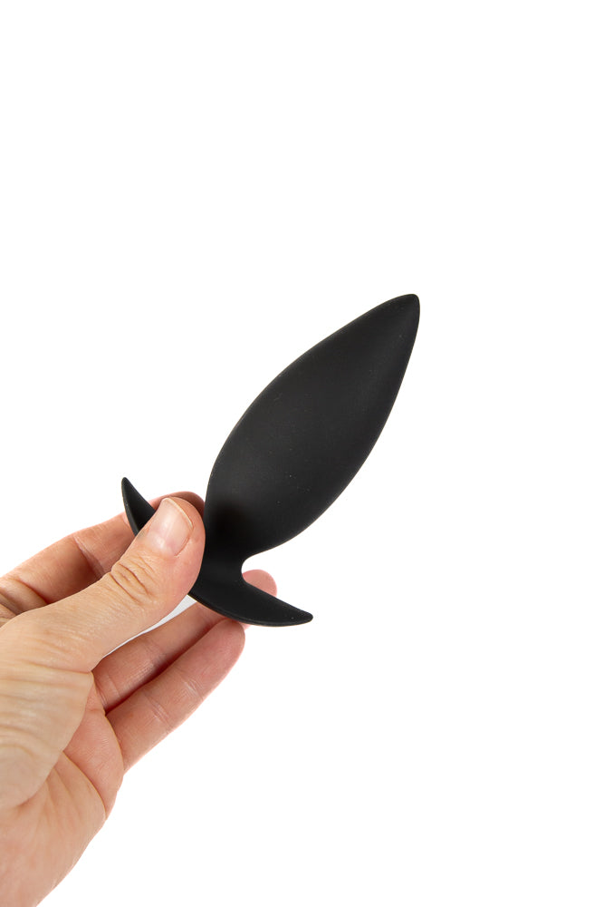 NS Novelties - Renegade - Spade Butt Plug - Black - Assorted Sizes - Stag Shop