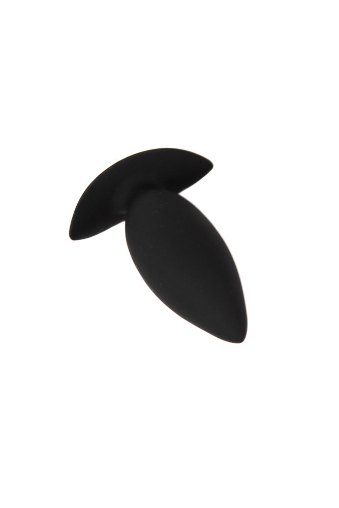 NS Novelties - Renegade - Spade Butt Plug - Black - Assorted Sizes - Stag Shop