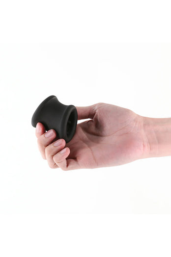 NS Novelties - Renegade - Suave Silicone Ball Stretcher - Black - Stag Shop