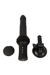 NS Novelties - Renegade - Super Stroker Thrusting Dildo with Remote Control - Black - Stag Shop
