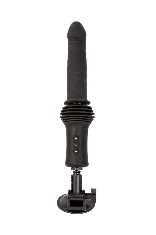 NS Novelties - Renegade - Super Stroker Thrusting Dildo with Remote Control - Black - Stag Shop