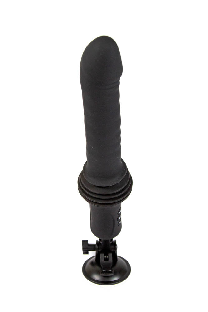 NS Novelties - Renegade - Super Stroker Thrusting Dildo with Remote Control - Black - Stag Shop