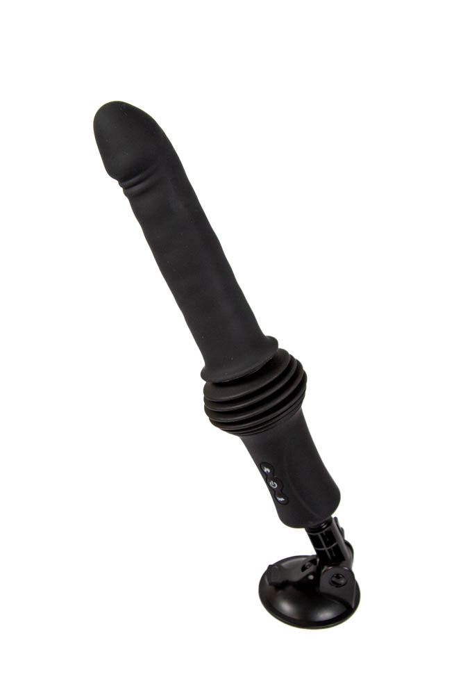 NS Novelties - Renegade - Super Stroker Thrusting Dildo with Remote Control - Black - Stag Shop