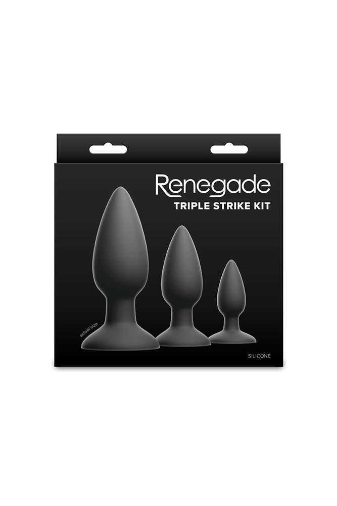 NS Novelties - Renegade - Triple Strike Anal Trainer Kit - Stag Shop