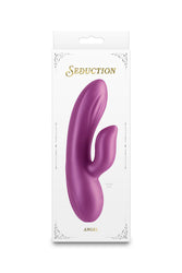 NS Novelties - Seduction - Angel Rabbit Vibrator - Metallic Pink - Stag Shop