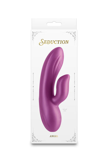 NS Novelties - Seduction - Angel Rabbit Vibrator - Metallic Pink - Stag Shop