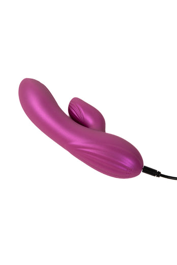 NS Novelties - Seduction - Angel Rabbit Vibrator - Metallic Pink - Stag Shop
