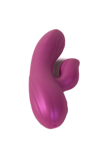 NS Novelties - Seduction - Angel Rabbit Vibrator - Metallic Pink - Stag Shop
