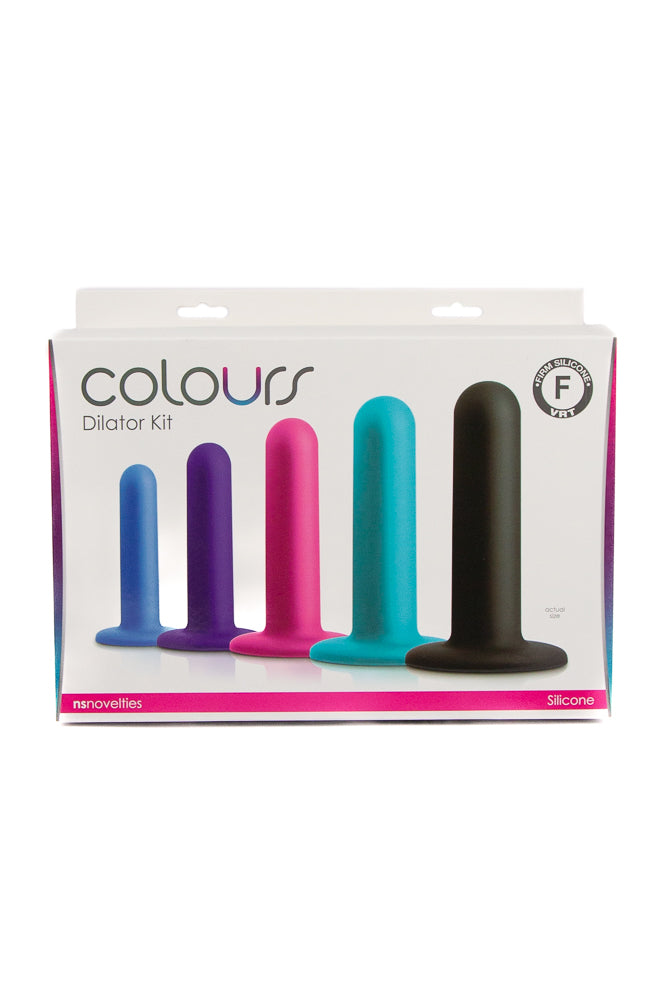 NS Novelties - Colours - 5 Piece Silicone Dilator Kit - Multicolour - Stag Shop