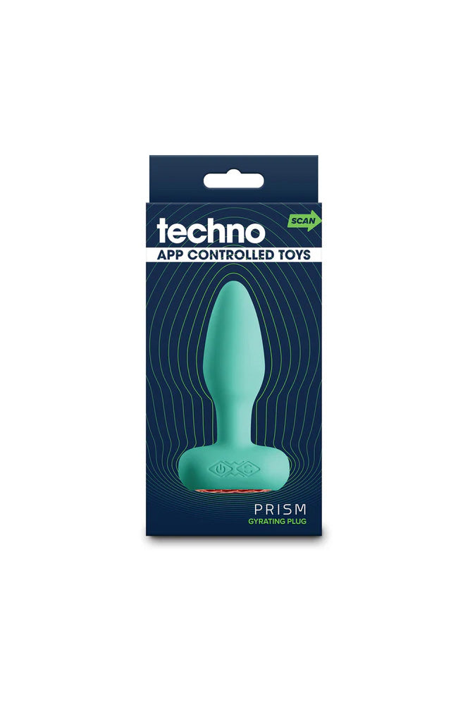NS Novelties - Techno Prism App-controlled Vibrating and Rotating Plug - Stag Shop
