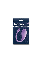 NS Novelties - Techno - Rave App-controlled Egg Vibrator - Stag Shop