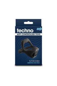 Thumbnail for NS Novelties - Techno - Strobe - App-controlled Vibrating Cock Ring