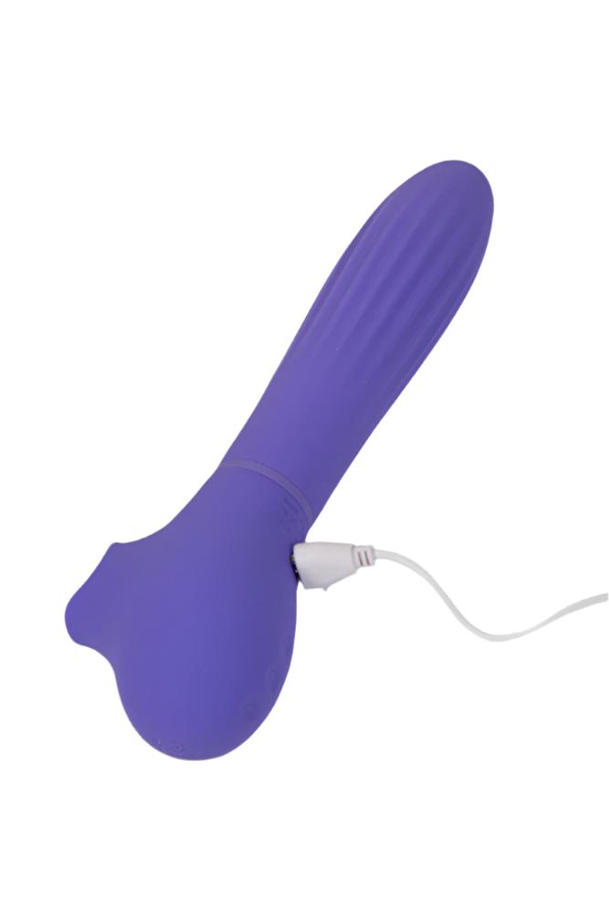 Nu Sensuelle - Daisy Triple Action Multi Play Vibrator - Purple - Stag Shop