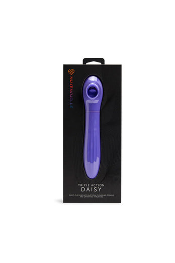 Nu Sensuelle - Daisy Triple Action Multi Play Vibrator - Purple - Stag Shop