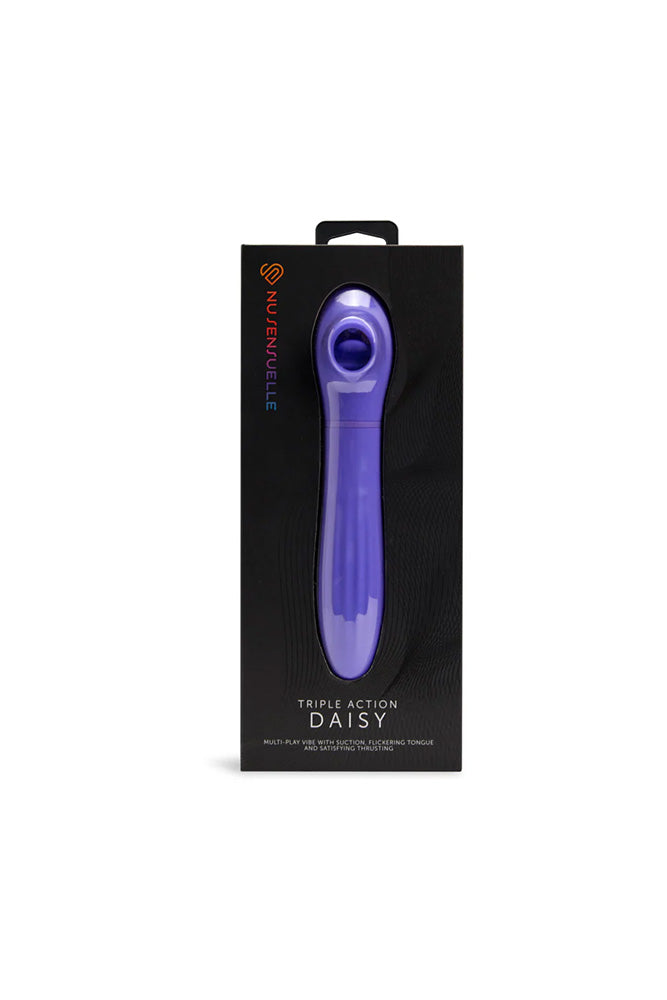 Nu Sensuelle - Daisy Triple Action Multi Play Vibrator - Purple - Stag Shop
