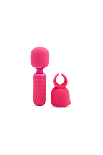 Nu Sensuelle - Nubii - Harlow Mini Wand Vibrator With Penis Attachment - Stag Shop