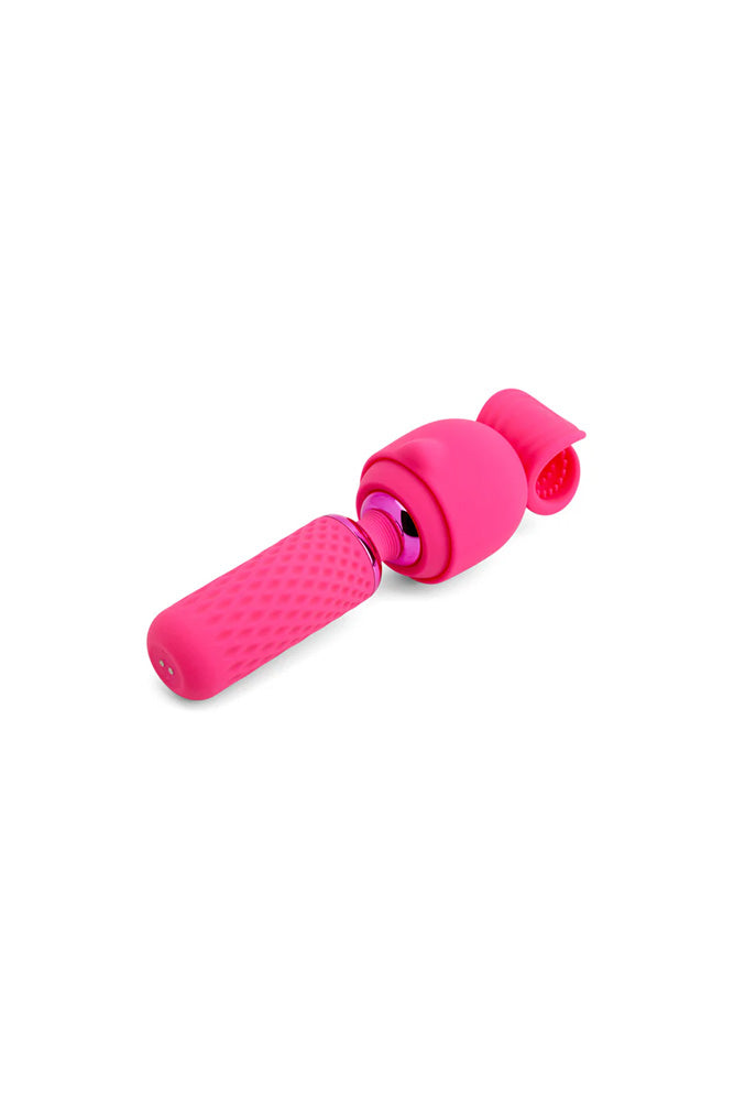 Nu Sensuelle - Nubii - Harlow Mini Wand Vibrator With Penis Attachment - Stag Shop