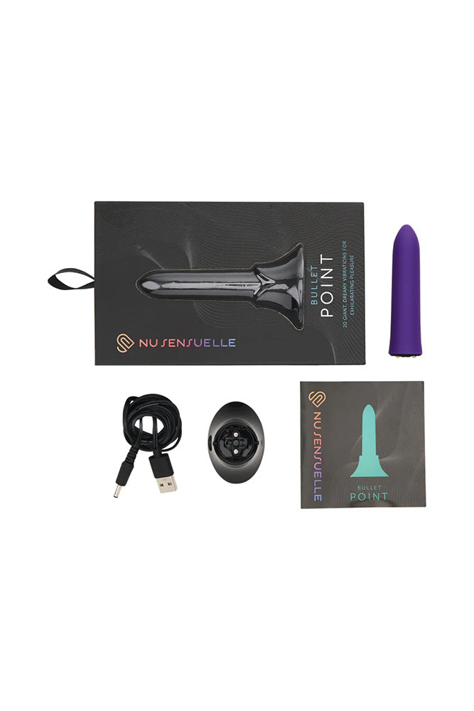Nu Sensuelle - Point Bullet Vibrator - Purple - Stag Shop