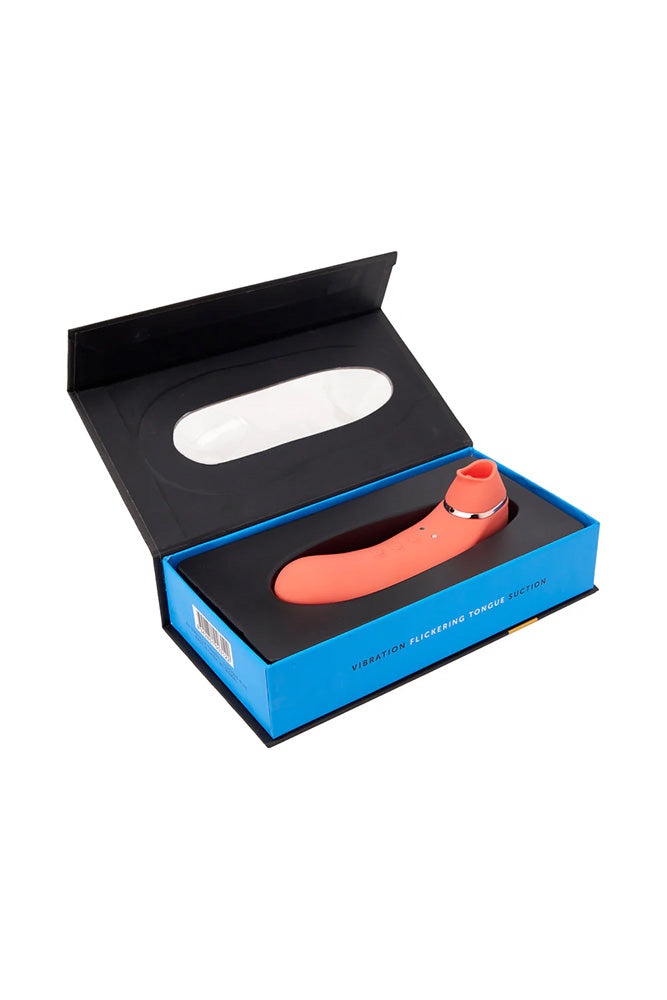 Nu Sensuelle - Trinitii Triple Action Multi Play Vibrator - Orange - Stag Shop
