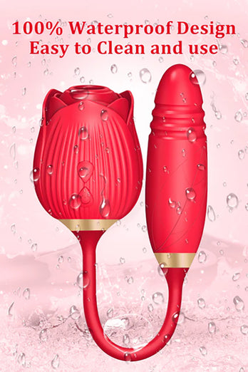 The OG Rose - Suck & Thrust Suction Rose With Thrusting Bullet - Stag Shop