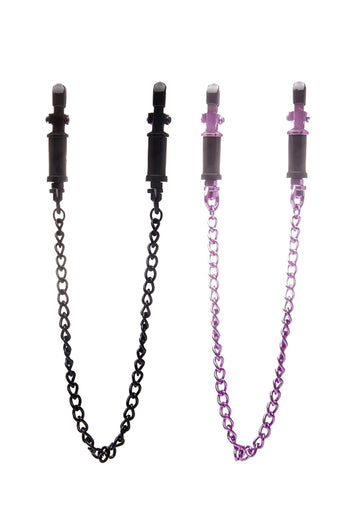 Ouch by Shots Toys - Vice Nipple Clamps - Assorted Colours - Stag Shop