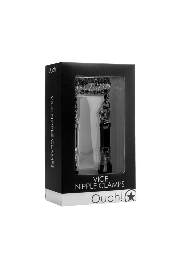 Ouch! Pinch Nipple Clamps - Black – Tazzle